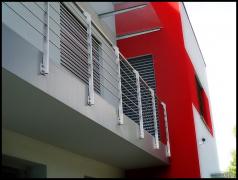 DOMINOX: Moderna inox balkonska ograja  