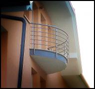 DOMINOX: Inox balkonska ograja: Polirane inox cevi  
