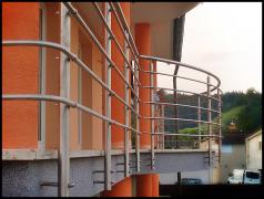DOMINOX: Inox balkonska ograja: Detajl  