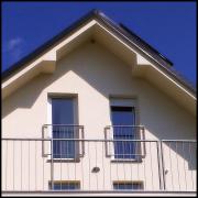 DOMINOX: Inoks balkonska ograja: Klasicna izvedba iz okroglih poliranih cevi  
