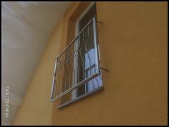 DOMINOX: Francoski balkon: Polirane inox cevi  