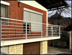 DOMINOX: Barvana inox balkonska ograja
