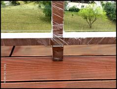DOMINOX: Balkonska inox ograja s kaljenim varnostnim steklom
