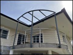DOMINOX: inox balkonska ograja in nadstresek