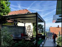 DOMINOX: Vrtni nadstrešek z izolativnimi ploščami