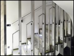 DOMINOX polirana inoks ograja za stopnišče