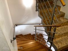 DOMINOX: stopnišče z inox ograjo