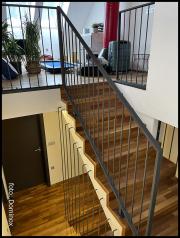 DOMINOX: Notranja stopnišcna ograja prasno barvana
