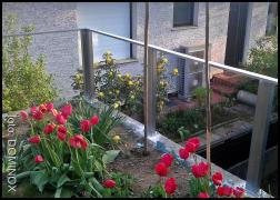 Dominox: Vrtna inox ograja v izgradnji